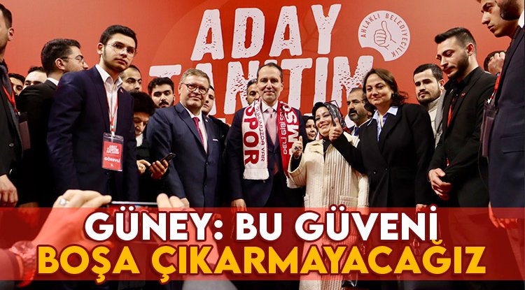 Adem Güney: Bu güveni boşa çıkarmayacağız