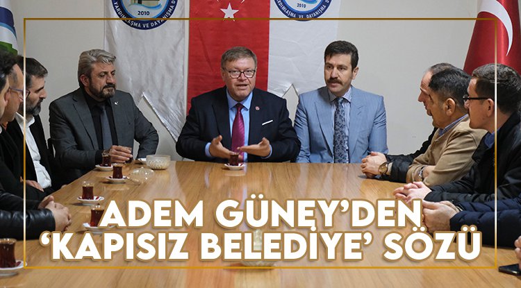 Adem Güney'den 'kapısız belediye' sözü