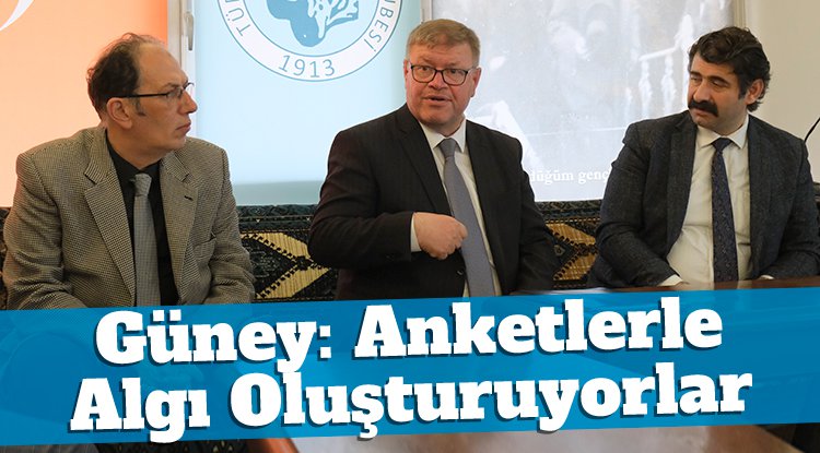 Adem Güney: Yaptıkları anketlerle algı oluşturuyorlar