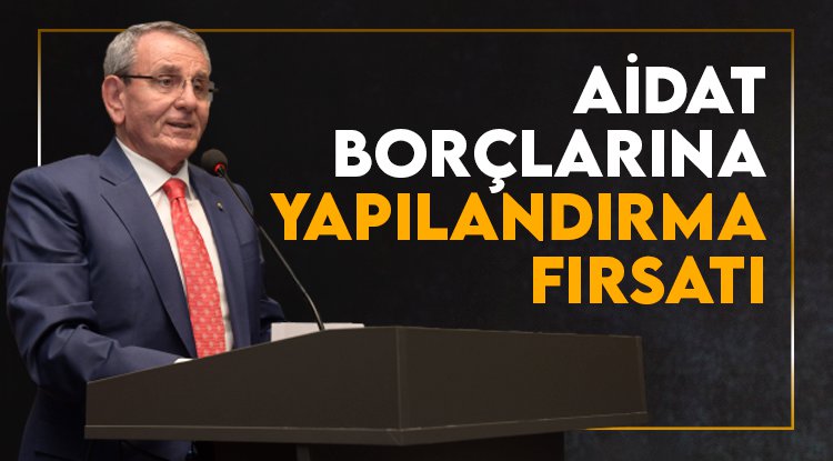Aidat borçlarına yapılandırma fırsatı