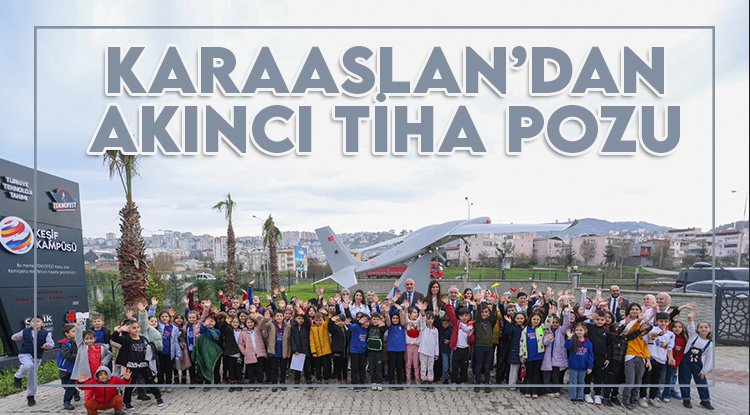 AK Parti Genel Başkan Yardımcısı Karaaslan'dan Akıncı TİHA Pozu