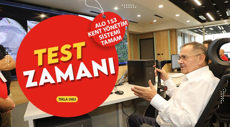 Alo 153 Kent Yönetim Merkezi tamamlandı.