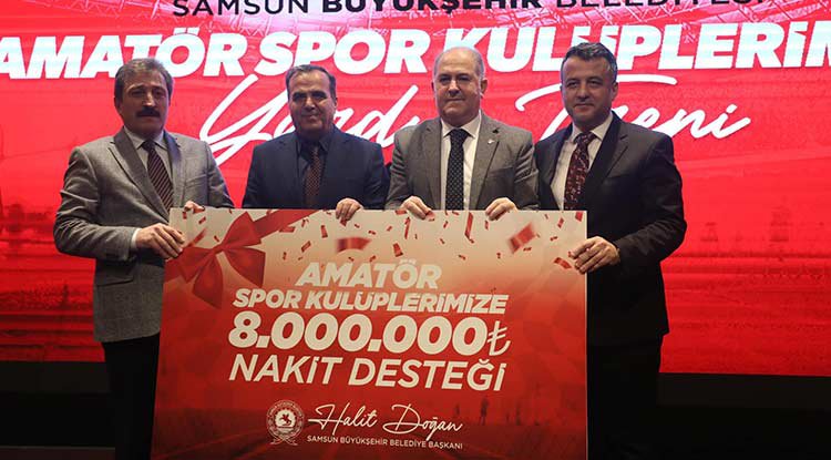 Amatör spora 8 milyon TL'lik destek
