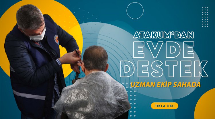 Atakum Belediyesi ‘Evde Destek’le dayanışmayı büyütüyor