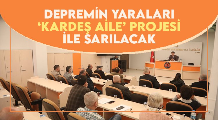 Atakum Belediyesi’nden depremzedeler için 'Kardeş Aile Projesi'