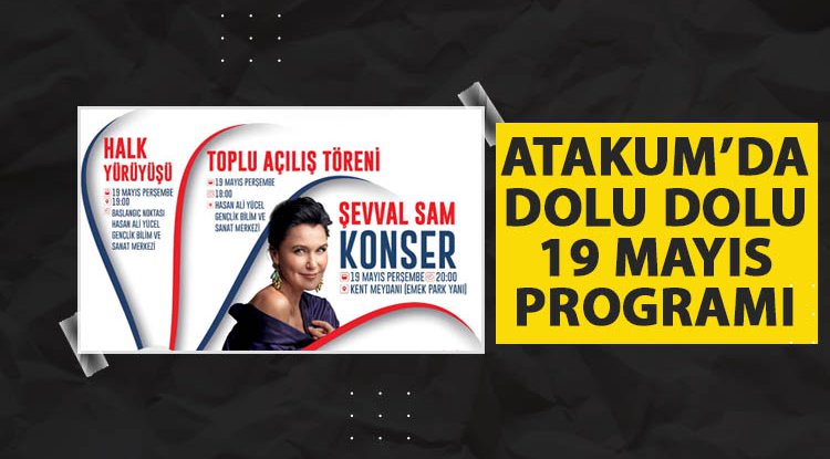 Atakum Belediyesi’nden dolu dolu 19 Mayıs programı
