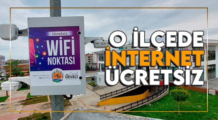 Atakum Belediyesi’nden 27 noktada internet hizmeti