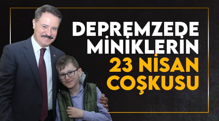Atakum’da depremzede miniklerin bayram coşkusu