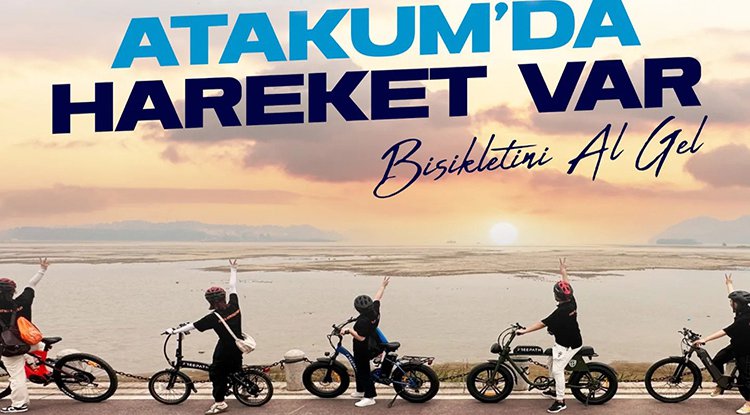 Atakum’da hareket var, bisikletini al gel