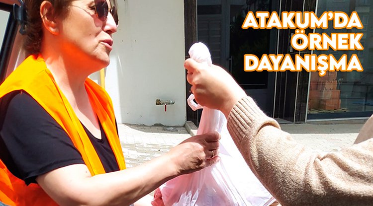 Atakum’da örnek dayanışma