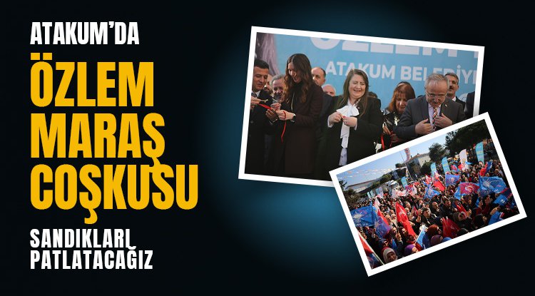 Atakum'da 'Özlem Maraş' coşkusu: Özlem Maraş'ın SKM açılışı büyük ilgi gördü