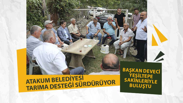 Atakum’da tarıma destek son sürat