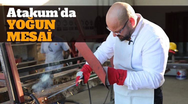 Atakum'da yoğun mesai