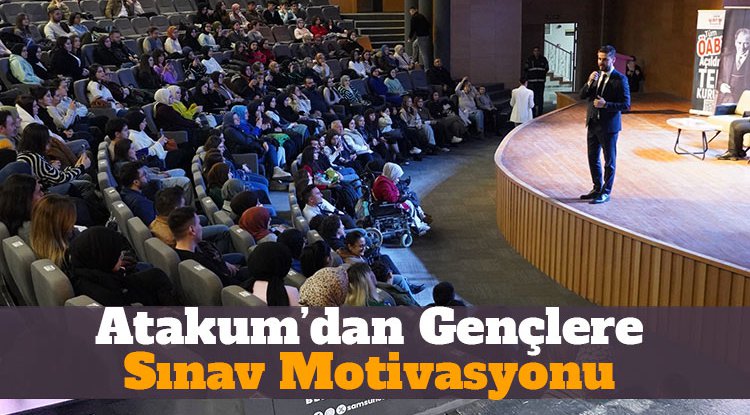 Atakum'dan gençlere sınav motivasyonu