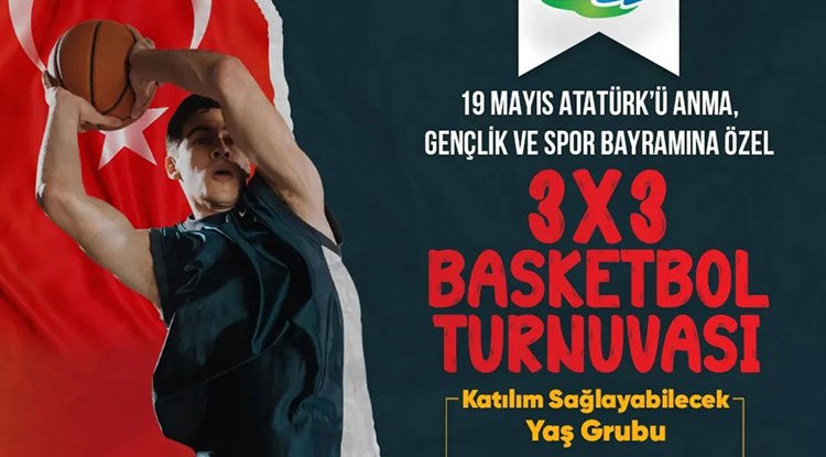 Atakum'dan 19 Mayıs’a özel 3x3 Basketbol Turnuvası