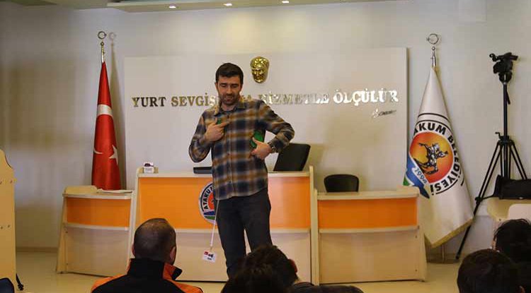 Atakum personeline ilk yardım eğitimi
