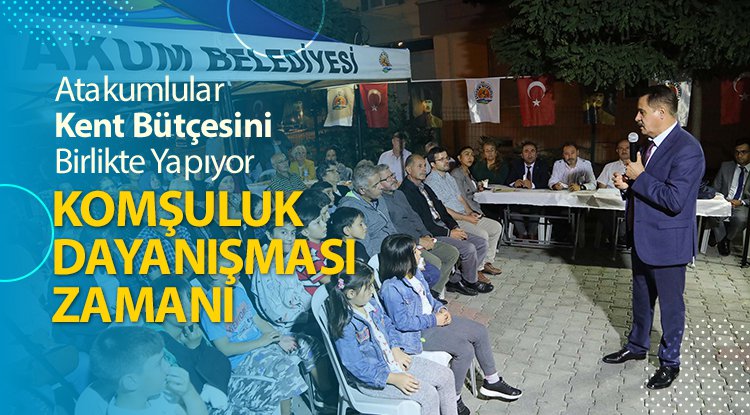 Atakumlular kent bütçesini birlikte yapıyor