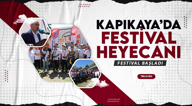 Bafra'da Kapıkaya Festivali başladı