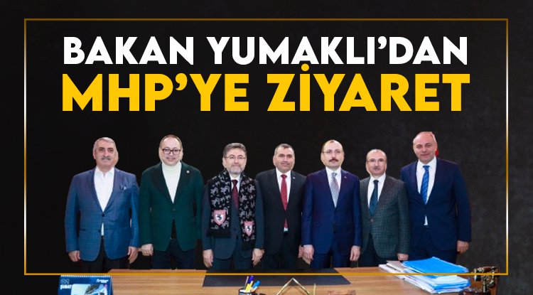 Bakan Yumaklı, Samsun'da MHP'yi ziyaret etti