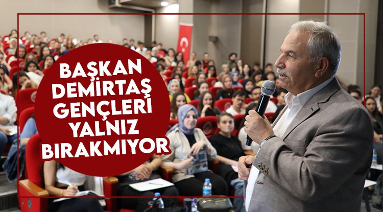 Başkan Demirtaş, KPSS'ye hazırlanan gençleri yalnız bırakmıyor