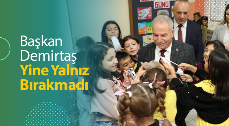 Başkan Demirtaş, öğretmenleri yine unutmadı
