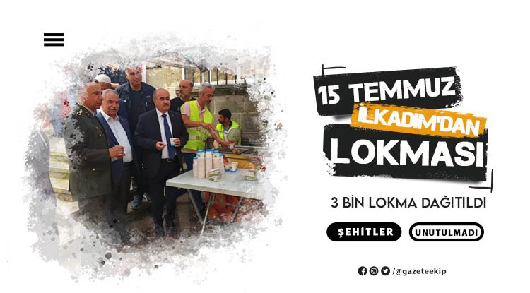Başkan Demirtaş'tan 15 Temmuz lokması