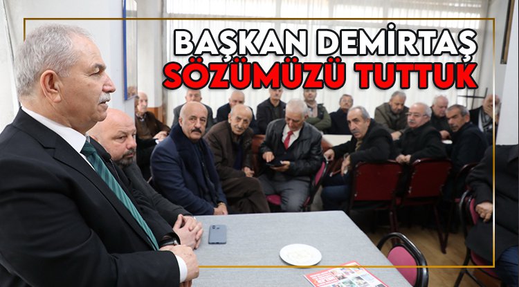 Başkan Demirtaş: 5 yılda sözlerimizi yerine getirdik