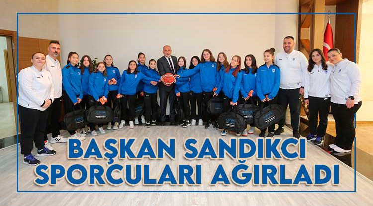 Başkan Sandıkçı Canikli sporcuları ağırladı