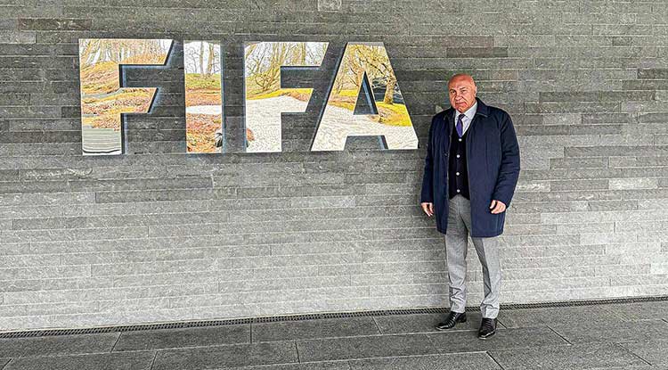 Başkan Yıldırım'dan FIFA ziyareti