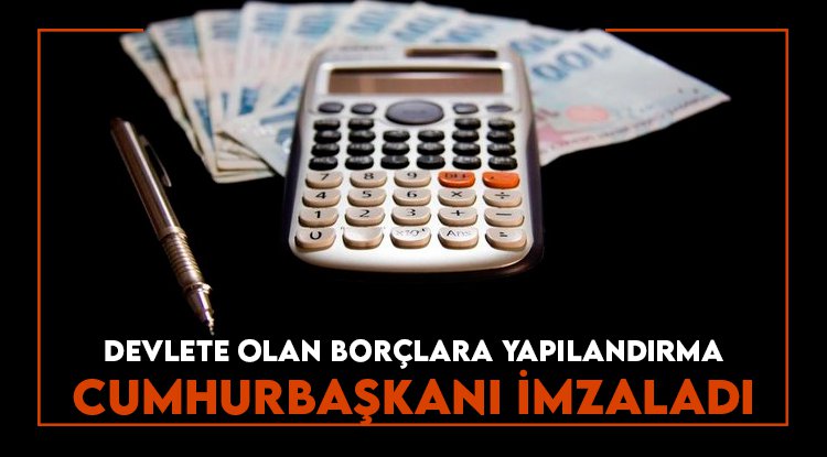 Borç yapılandırma paketi Resmi Gazete'de