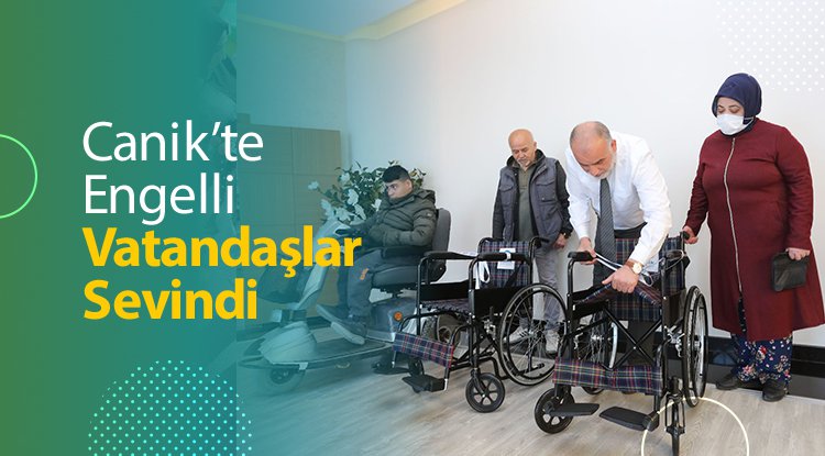 Canik Belediyesi, engelli vatandaşları sevindirdi