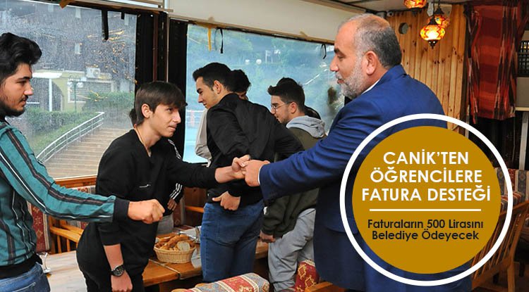 Canik Belediyesi'nden öğrencilere destek