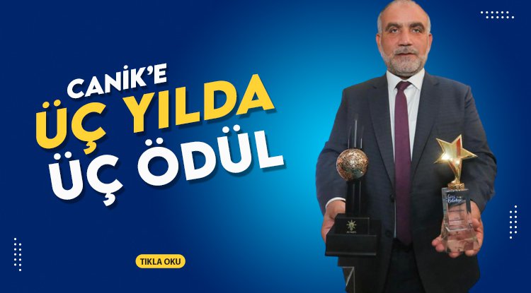 Canik Belediyesi’ne üç yılda üç ödül