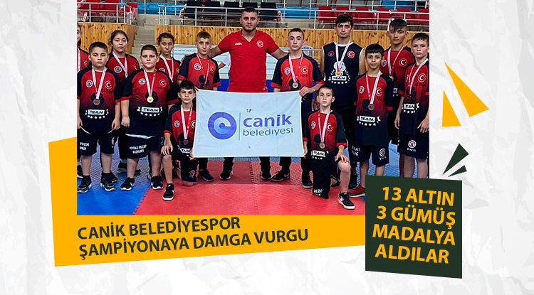 Canik Belediyespor şampiyonaya damga vurdu