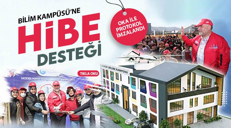 Canik Bilim Kampüsü'ne OKA'dan hibe desteği