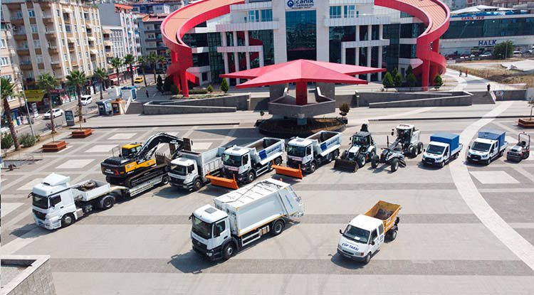 Canik'te araç filosu 4 katına çıktı