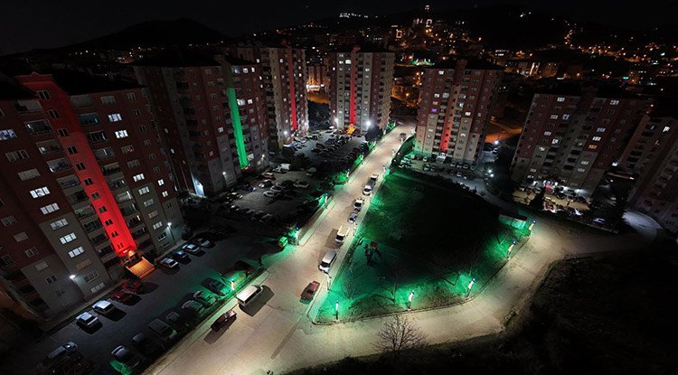 Canik'te Aydınlık Sokaklar, Modern Parklar