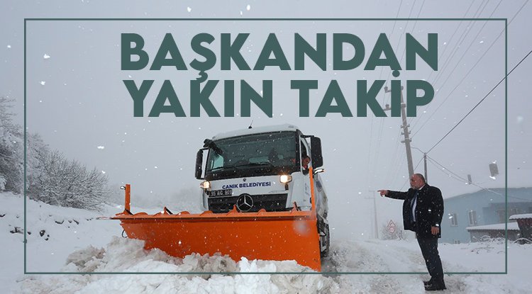 Canik'te Başkan Sandıkçı yakın takipte