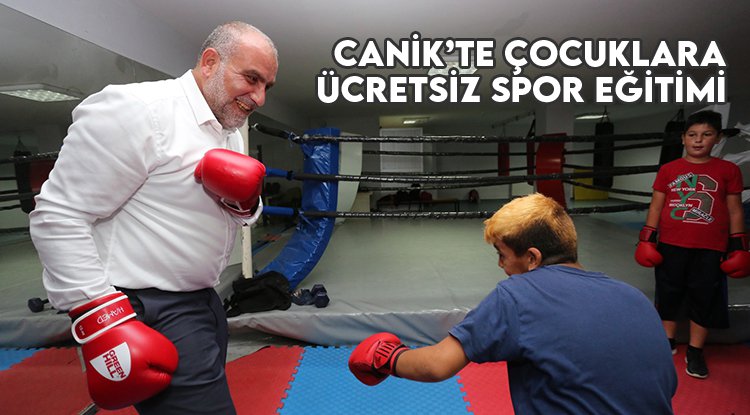 Canik’te çocuklara ücretsiz spor eğitimi