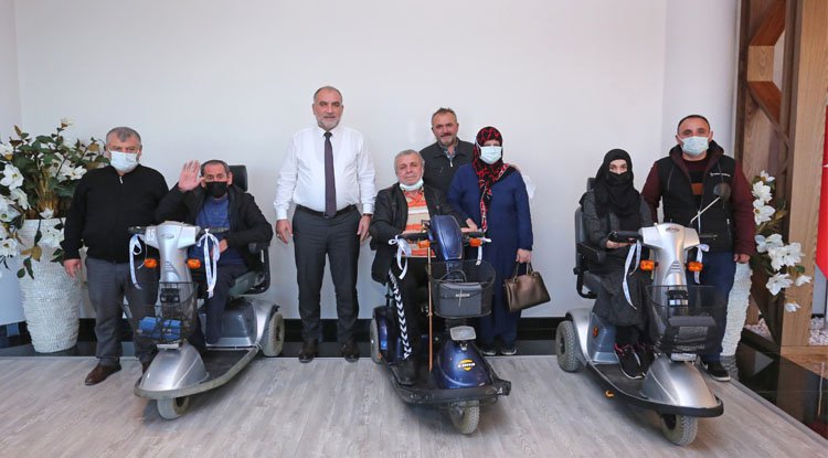 Canik'te engelliler sevindi
