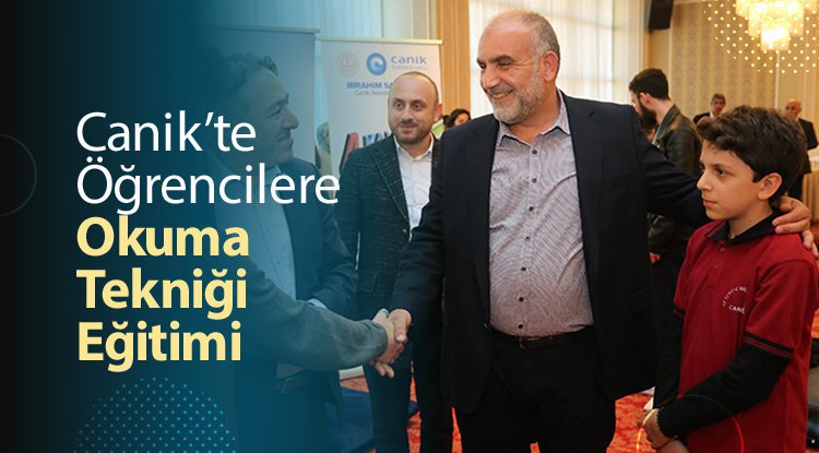 Canik'te öğrencilere 'Okuma Tekniği' eğitimi