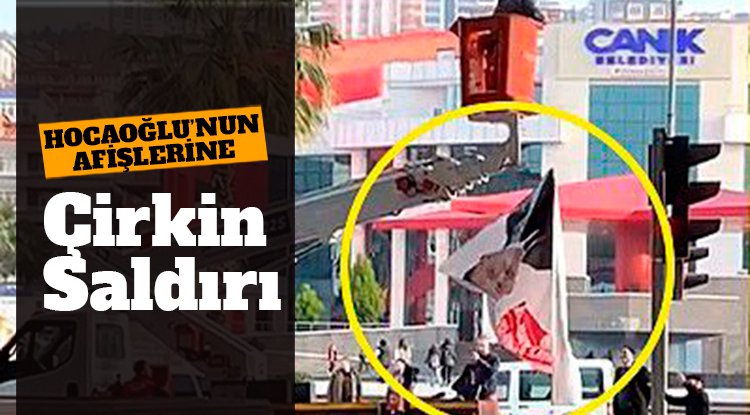 Canik'te Yeniden Refah'a afiş engeli