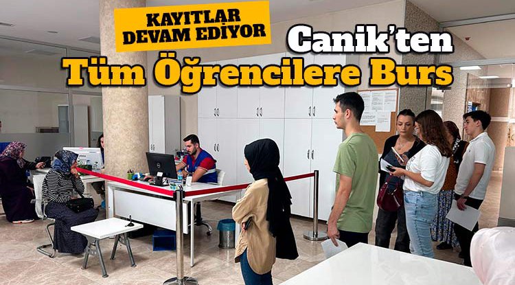 Canik'ten tüm öğrencilere burs: Başvurular devam ediyor