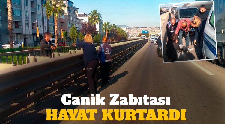 Canik Zabıtası Hayat Kurtardı
