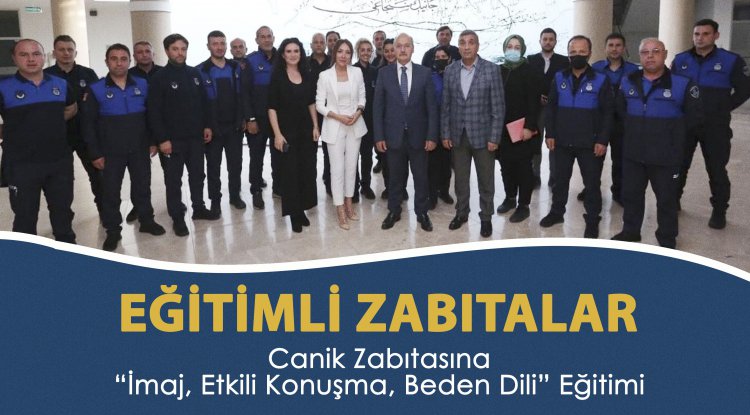 Canik zabıtasına hizmet içi eğitim