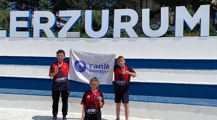 Canikli sporcu Türkiye Şampiyonu