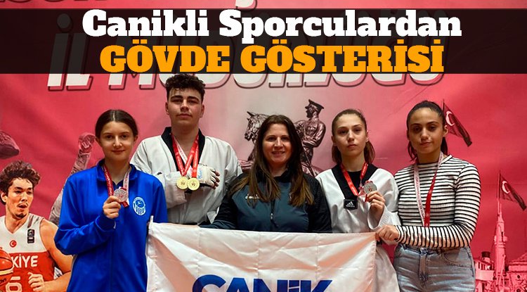 Canikli Sporculardan Gövde Gösterisi