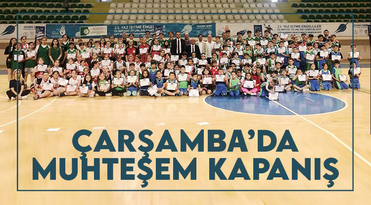 Çarşamba'da muhteşem yıl sonu kapanışı