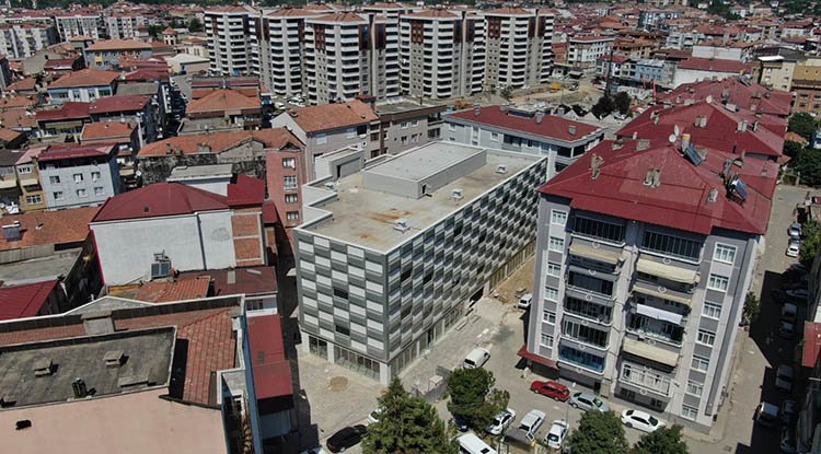 Çarşamba Mekanik Otoparkı da bitiyor