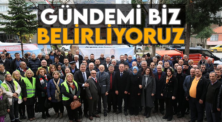 Cevat Öncü: Samsun'da yerel gündemi biz belirliyoruz